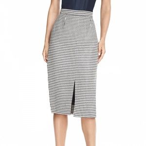 Draper James Jukebox Check Pencil Skirt
